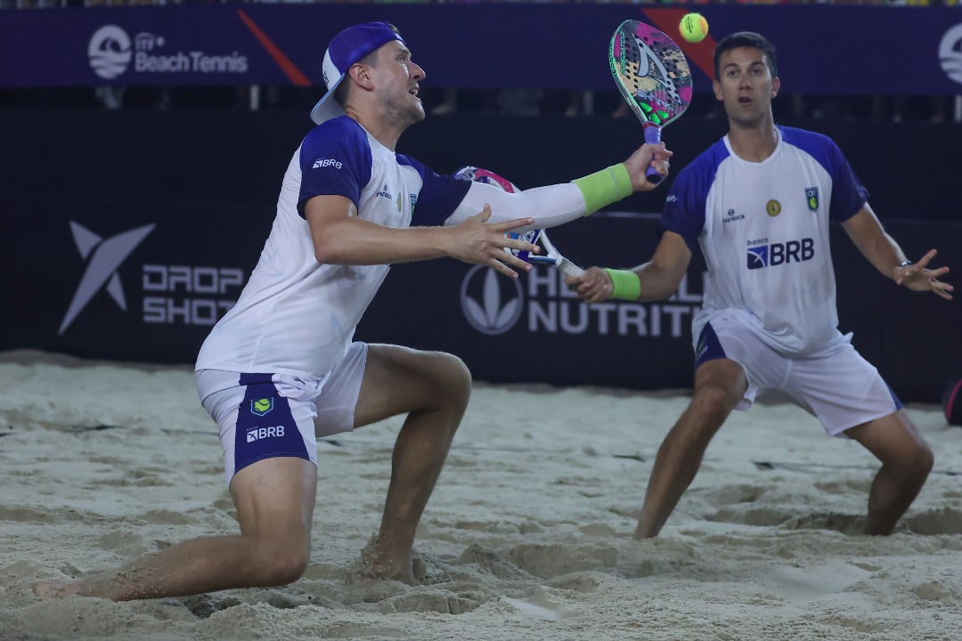 Beach tennis do Brasil é prata nos Jogos Mundiais de Praia